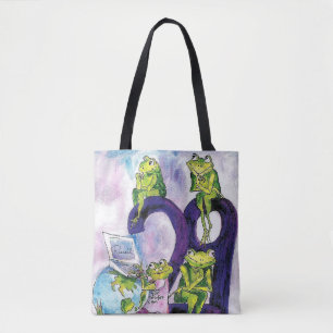 Bolsa Tote 29 e dia do ano de pulo do comedor de rãs