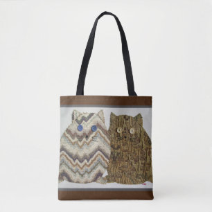 Bolsa Tote 2 Gatos Gordos #1