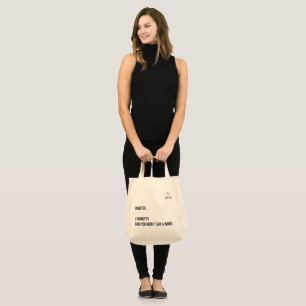 Bolsa Tote "2 Minutos" Minimalist Dental - Elegant