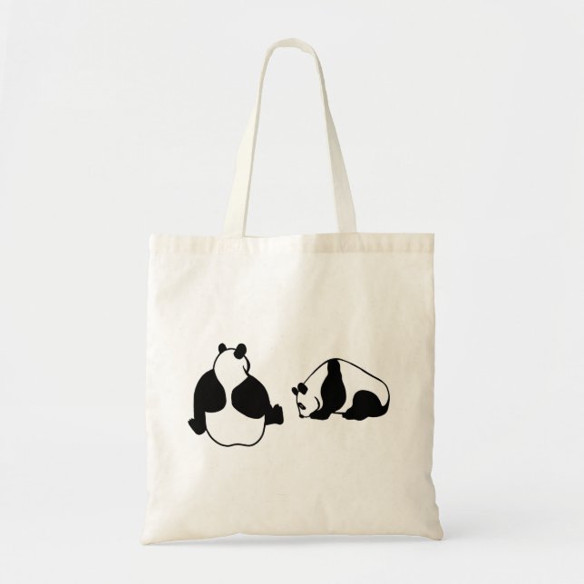 Bolsa Tote 2 pandas (Frente)