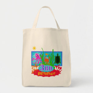 Bolsa Tote 3º Camisetas de aniversário de empreendimento subm