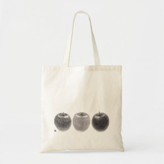 BOLSA TOTE 3個のりんご 横