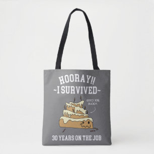 Bolsa Tote 30 anos no aniversário do 30 de trabalho do funcio
