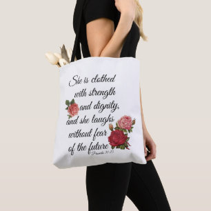 Bolsa Tote 31:25 dos provérbio