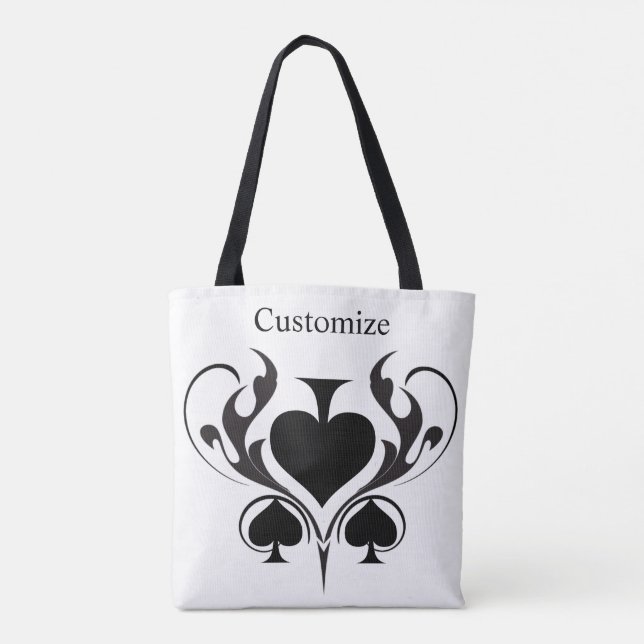 Bolsa Tote 3 Espadas Negras Tribal Thunder_Cove (Verso)