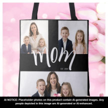  3 Foto Ano Personalizado Dia das Mães Mãe Est Ano