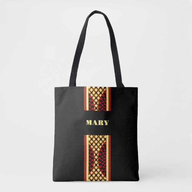 Bolsa Tote #3 Gepersonaliseerde schoudertas African Print   (Frente)