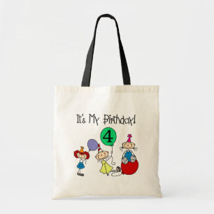 Bolsa Tote 4ª Festa de Crianças Festas de Aniversário e Prese