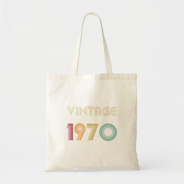 Bolsa Tote 49 anos 49... Presente de aniversário, 1970 (Frente)