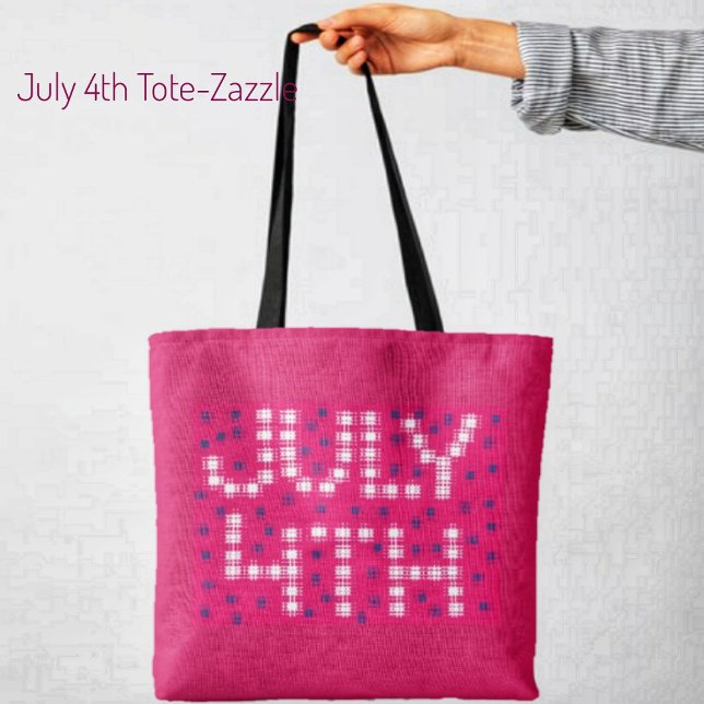 Bolsa Tote 4 de julho (Criador carregado)