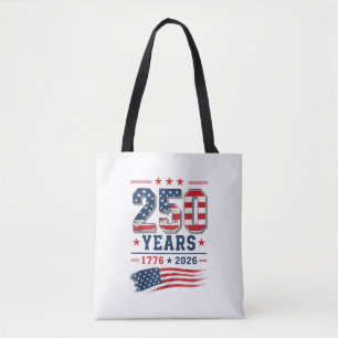 Bolsa Tote 4 de Julho América Bandeira dos EUA Patriótico 250
