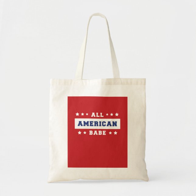 Bolsa Tote 4 De Julho De Todos Os Bebês Americanos (Frente)