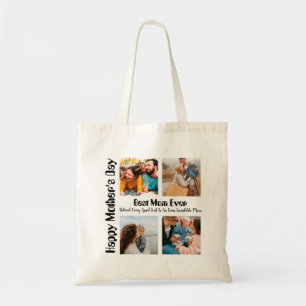 Bolsa Tote 4 Fotocolagem Melhor Mãe Nunca