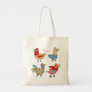 Bolsa Tote 4 Funny Birds Thunder_Cove