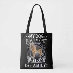 Bolsa Tote 4 Meu Cachorro Não É Meu Pet Meu Cachorro É Da Fam