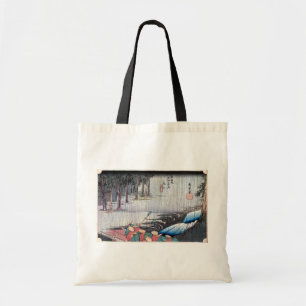 Bolsa Tote 50. 土山宿, 広重 Tsuchiyama-juku, Hiroshige,