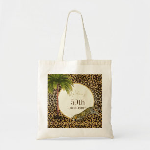 Bolsa Tote 50 e Fabulosa 50ª Impressão Leopardo Cruzeiro