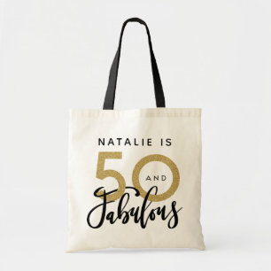 Bolsa Tote 50 e fabuloso aniversário de ouro negro