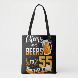 Bolsa Tote 55.ª Festa de aniversário De Queijos E Cervejas A 