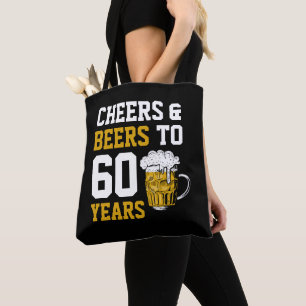 Bolsa Tote 60º Aniversário Cheers & Beers a 60 anos