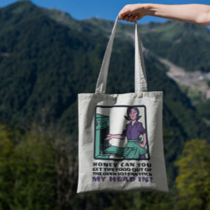 Bolsa Tote 60S Mulher Familiar Engraçada