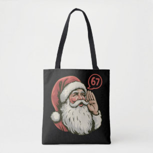Bolsa Tote 67 Natal Divertido Seis Sete Meme Papai Noel
