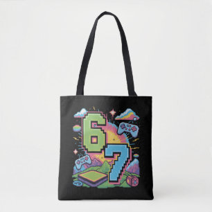 Bolsa Tote 6 7 Seis Sete Jogos Geração Z Alpha Gíria de Meme