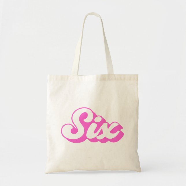 Bolsa Tote 6 Birthday Retro Girl (Frente)