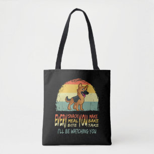 Bolsa Tote 6 cada lanche que você faz... Estarei te observand