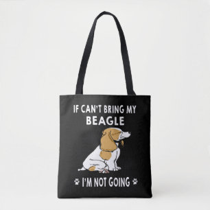 Bolsa Tote 6 Se eu não puder trazer meu beagle eu não vou