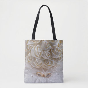 Bolsa Tote 7060-Buquê de Casamentos com Anéis
