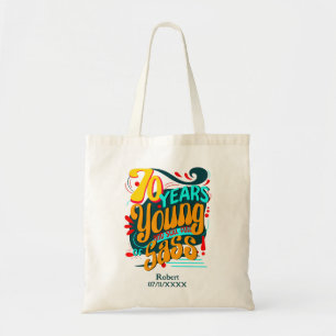 Bolsa Tote 70 anos de Cheio de Sass, 70° aniversário