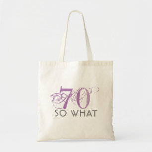 Bolsa Tote 70 Então, o que é engraçado rosa Citar 70 cor-d