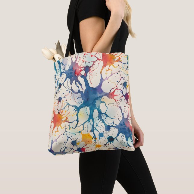Bolsa Tote 70s 60s Psychedelic Hippy Retro Hip (Close Up)