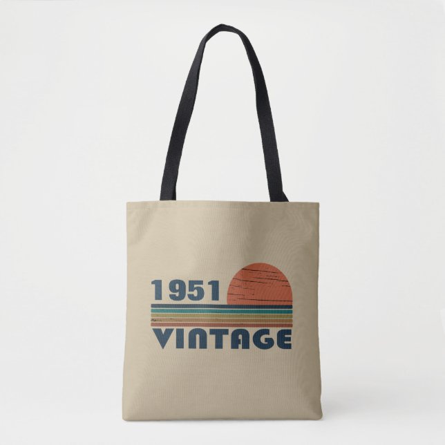 Bolsa Tote 75 anos de idade personalizados (Frente)
