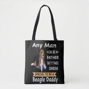 Bolsa Tote 7 Qualquer Pai De Beagle Man
