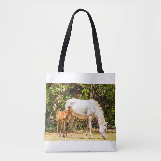 Bolsa Tote 8004-Wild Mustang com Baby (Frente)
