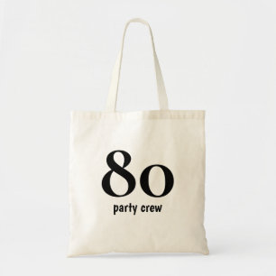 Bolsa Tote 80 Birthday, camisa básica de homem