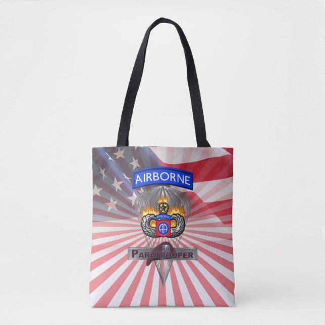 Bolsa Tote 82ª Divisão Aerotransportada "All American" (Frente)
