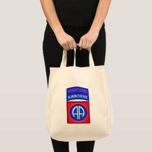 Bolsa Tote 82.a divisão aérea "Paratrooper Wife"