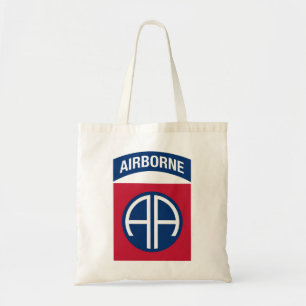 Bolsa Tote 82.a Divisão Aerotransportada Insignia Veterano Mi