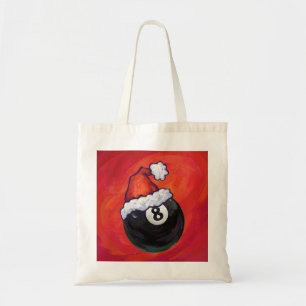 Bolsa Tote 8 Ball Christmas Hat