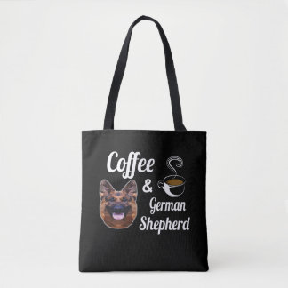 BOLSA TOTE 8 CAFÉ E GERMAN SHEPHERD