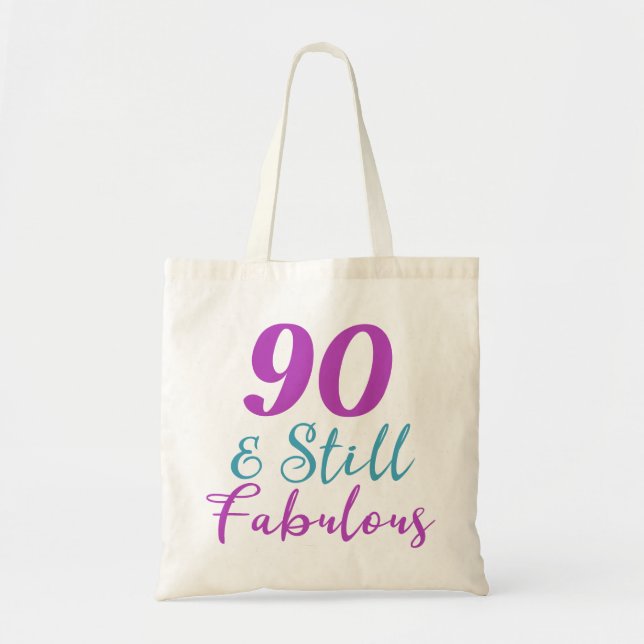 Bolsa Tote 90 Aniversário Ainda Fabuloso (Frente)