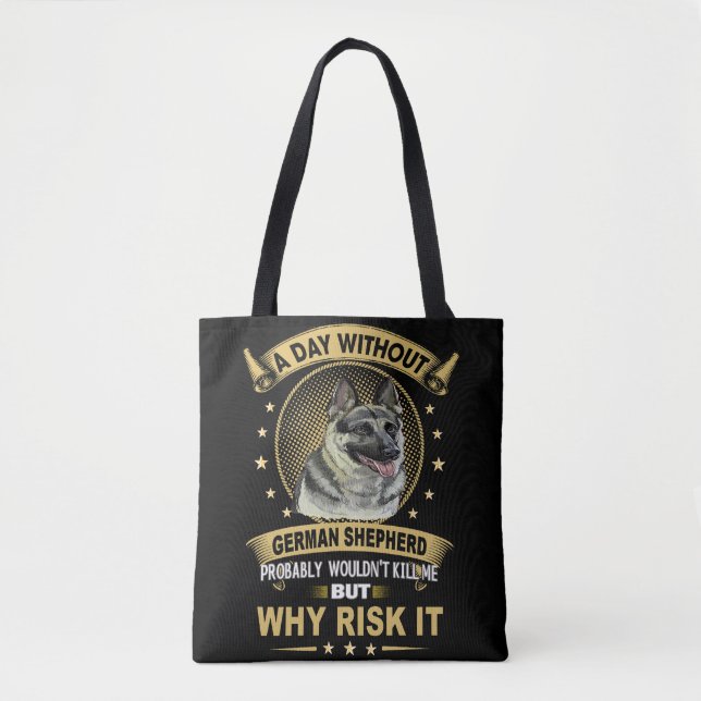 Bolsa Tote 9 A Day Without German shepherd Provavelmente não (Frente)