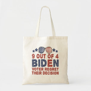 Bolsa Tote 9 dos 4 Eleitores de Biden lamentam o seu presente