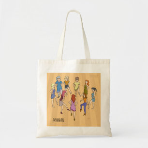 Bolsa Tote 9o Dia do saco do Natal (nove senhoras que dançam
