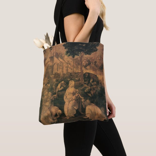 Bolsa Tote A Adoração dos Magos de Leonardo da Vinci (Close Up)