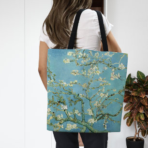 Bolsa Tote A amêndoa floresce belas artes de   Vincent van