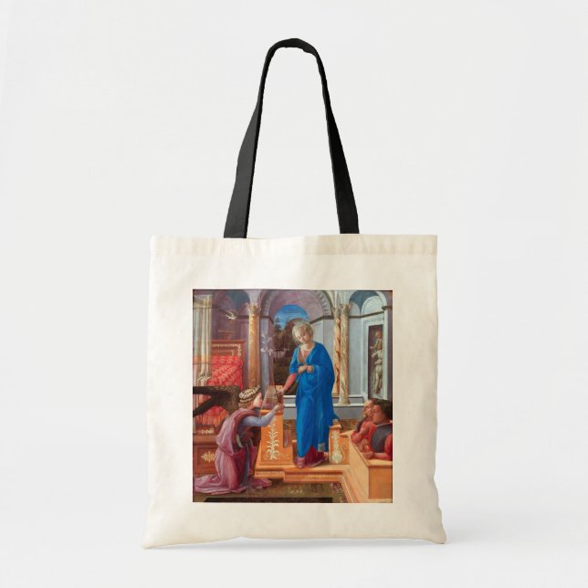 Bolsa Tote A anunciação, Filippo Lippi, 1440 (Frente)